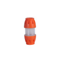 Plastic compression pipe fitting female male straight connector